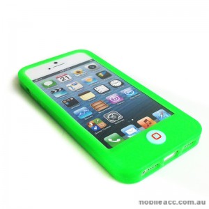 Smart Bean Silicone Case for Apple iPhone 5/5S/SE - Green