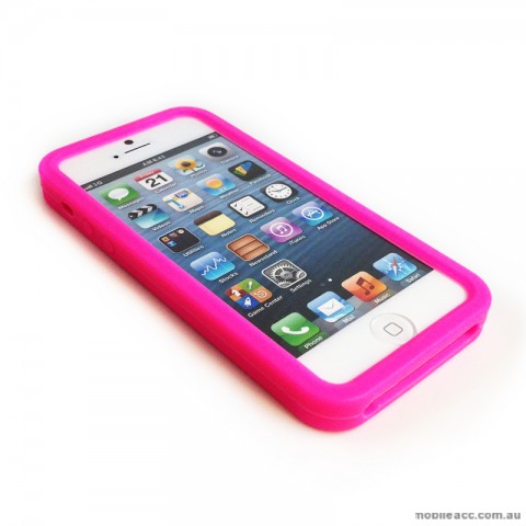 GameBoy Silicone Case for Apple iPhone 5/5S/SE - Hot Pink