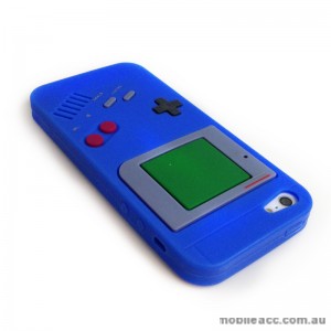 GameBoy Silicone Case for Apple iPhone 5/5S/SE - Blue