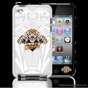 NRL Licensed Wests Tigers Watermark Back Case for iPod Touch 4