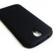 Silicone in Hard Back Case for Samsung Galaxy S4 i9500 - Black 
