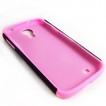 Silicone in Hard Back Case for Samsung Galaxy S4 i9500 - Pink
