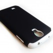 Silicone in Hard Back Case for Samsung Galaxy S4 i9500 - White
