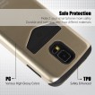 Korean Mercury iPocket Card Bumper Case for Samsung Galaxy S6 - Gold