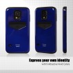 Korean Mercury iPocket Card Bumper Case for Samsung Galaxy S6 - Dark Blue