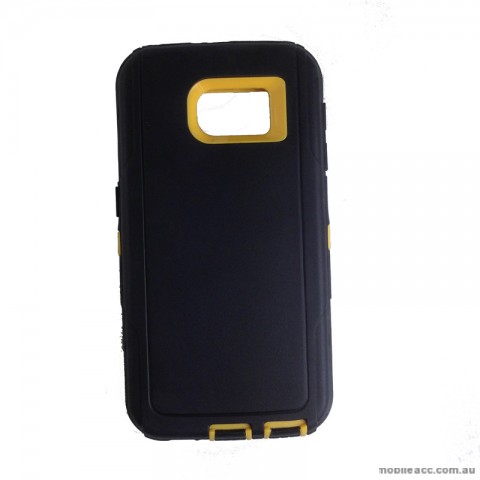 Rugged Defender Heavy Duty Case for Galaxy S6 Yellow