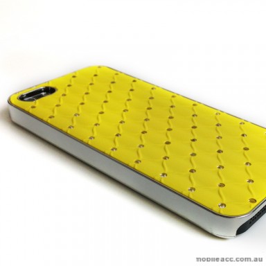 Star Diamond Back Case for Apple iPhone 5/5S/SE - Yellow