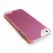 Stylish Aluminium Back Case for iPhone 5/5S/SE - Pink