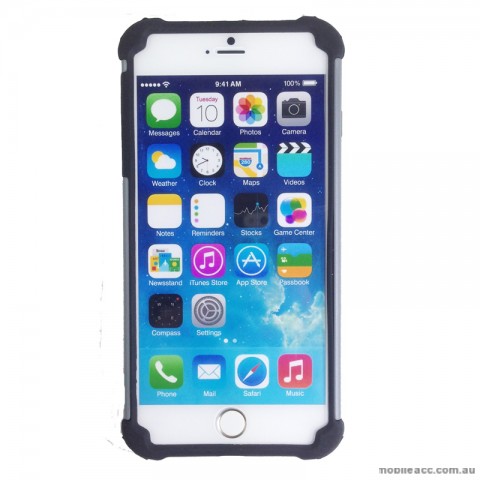 Silicon PC Heavy Duty Case for iPhonei 6/6S Grey