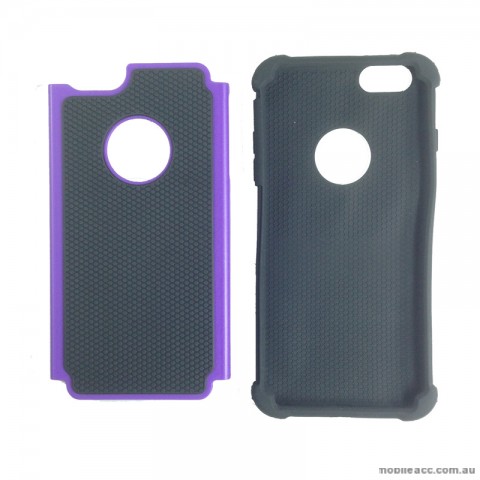 Silicon PC Heavy Duty Case for iPhonei 6 Plus/6S Plus Purple