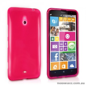 TPU Gel Case Cover for Nokia Lumia 1320 - Hot Pink