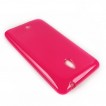 TPU Gel Case Cover for Nokia Lumia 1320 - Hot Pink