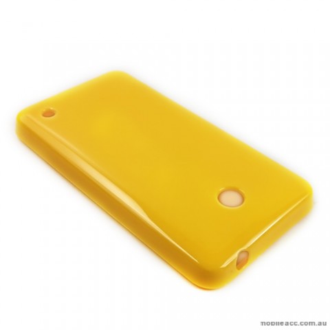 TPU Gel Case Cover for Nokia Lumia 630 635 - Yellow