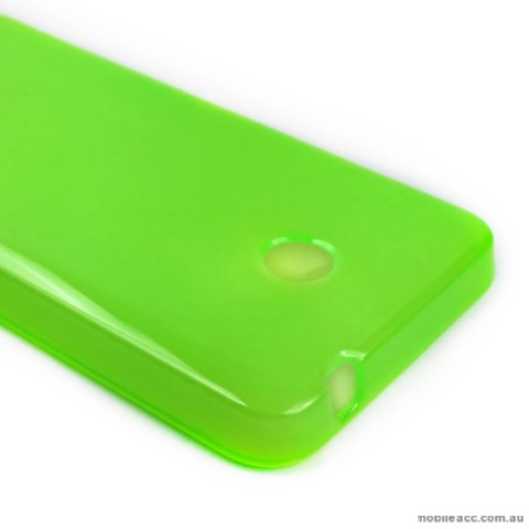 Nokia Lumia 630 635 TPU Gel Case Cover - Green