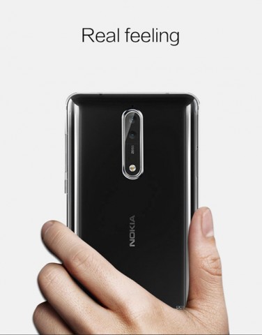 TPU Gel Case Cover For Nokia 8 - Ultra Clear