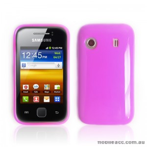 TPU Gel Case for Telstra Samsung Galaxy Y S5360T - Light Pink