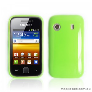 TPU Gel Case for Telstra Samsung Galaxy Y S5360T - Green