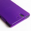 TPU Gel Case for Sony Xperia Z L36h - Purple