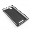 TPU Gel Case Cover for Sony Xperia M - Black