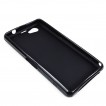 TPU Gel Case Cover for Sony Xperia Z1 Compact - Black