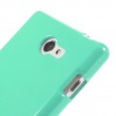 Mercury Pearl TPU Gel Case Cover for Sony Xperia M2 - Green