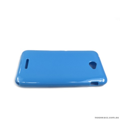 TPU Gel Case Cover for Sony Xperia E4 - Blue