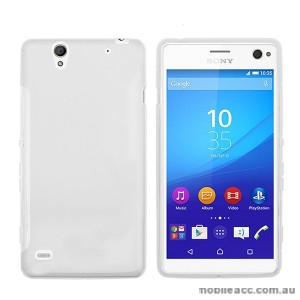 TPU Gel Case Cover for Sony Xperia C4 White