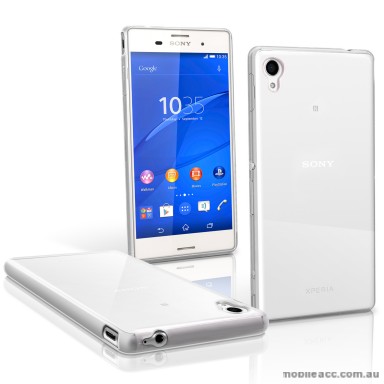 TPU Gel Case Cover for Sony Xperia M4 - Clear
