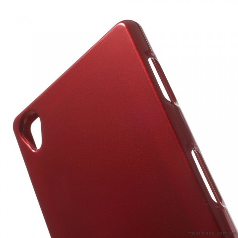 Korean Mercury TPU Case Cover for Sony Xperia Z5 Red