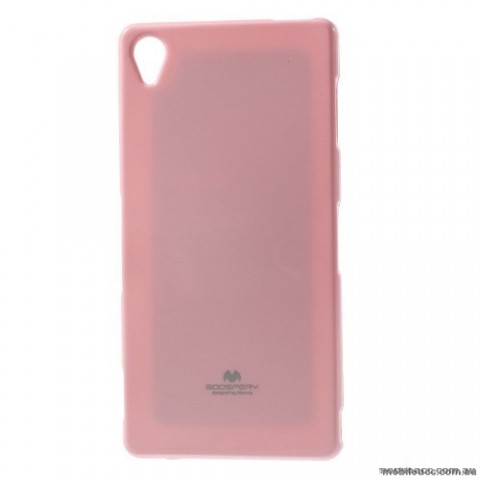 Korean Mercury Color Pearl Jelly Case for Sony Xperia Z5 Premium Light Pink