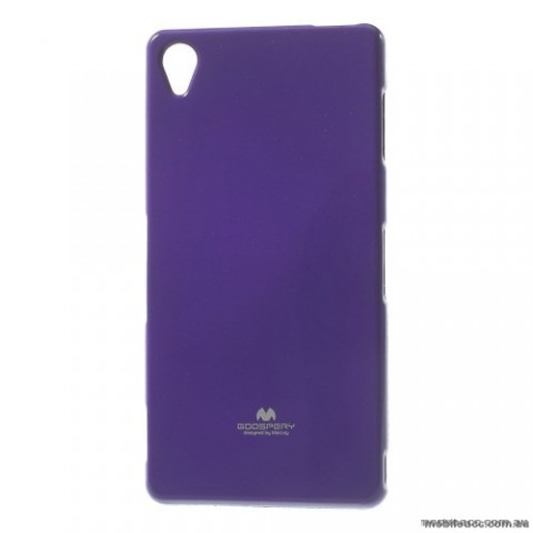 Korean Mercury Color Pearl Jelly Case for Sony Xperia Z5 Premium Purple