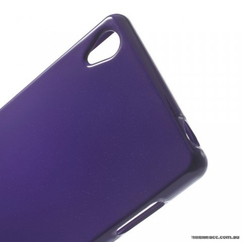 Korean Mercury Color Pearl Jelly Case for Sony Xperia Z5 Premium Purple