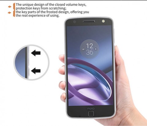 Soft TPU Gel Jelly Case For Motorola Moto Z Clear