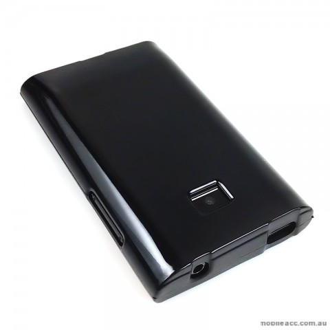 Soft TPU Gel Case for LG Optimus L3 E400 - Black