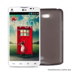 TPU Gel Case Cover for LG L80 Dual - Dark Grey