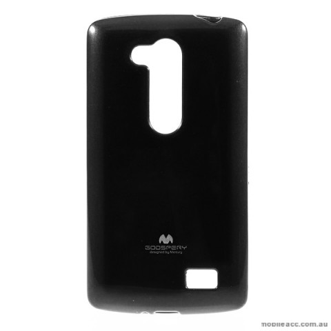 Korean Mercury TPU Gel Case Cover for LG L Fino - Black