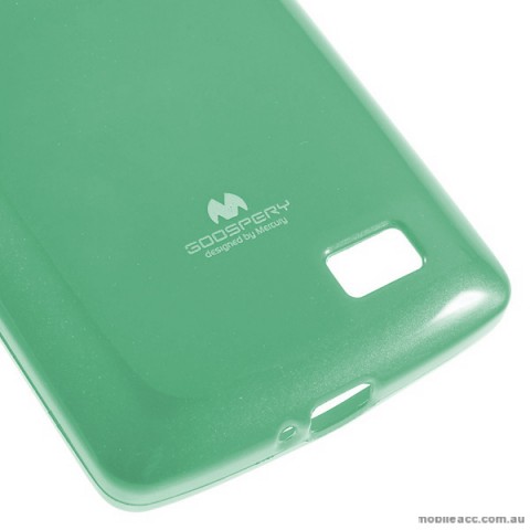 Korean Mercury TPU Gel Case Cover for LG L Fino - Mint