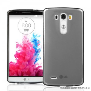 TPU Gel Case Cover for LG G3 S Beat - Dark Grey