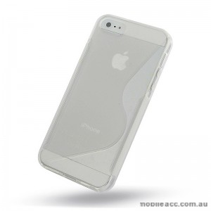 S Wave TPU Gel Case for iPhone 5/5S/SE - Clear