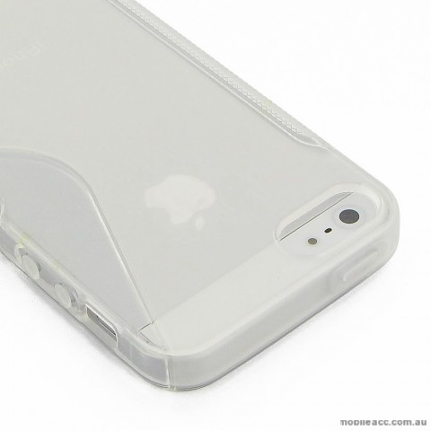 S Wave TPU Gel Case for iPhone 5/5S/SE - Clear