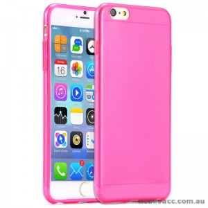 TPU Gel Case Cover for iPhone 6/6S - Transparent Pink