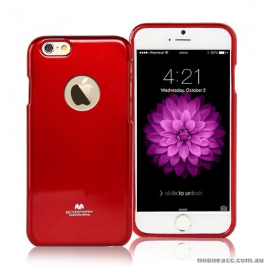 iPhone 6/6S Korean Mercury Pearl TPU Case Cover - Red