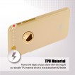 Korean Mercury Pearl TPU Case for iPhone 6+/6S+ - Gold