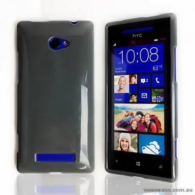 TPU Gel Case for HTC Windows Phone 8X - Dark Grey