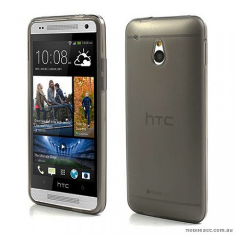 TPU Gel Case Cover for HTC One Mini M4 - Black