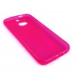 TPU Gel Case Cover for HTC One M8 - Hot Pink