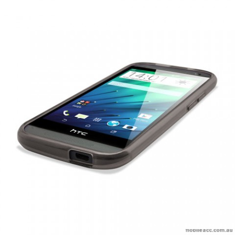 TPU Gel Case Cover for HTC One Mini 2 (M8) - Black