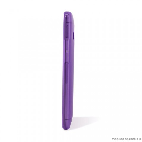TPU Gel Case Cover for HTC One Mini 2 (M8) - Purple