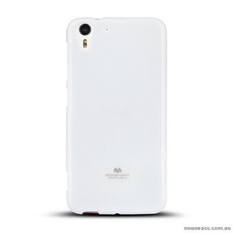Korean Mercury Pearl TPU Case Cover for HTC Desire Eye - White