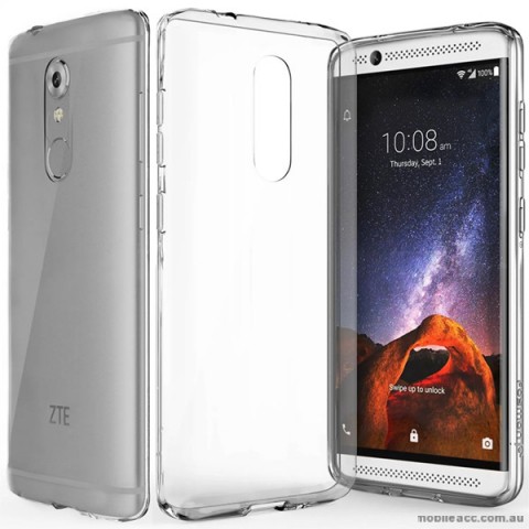 TPU Gel Case Cover For ZTE Axon 7 Mini  × 2- Clear